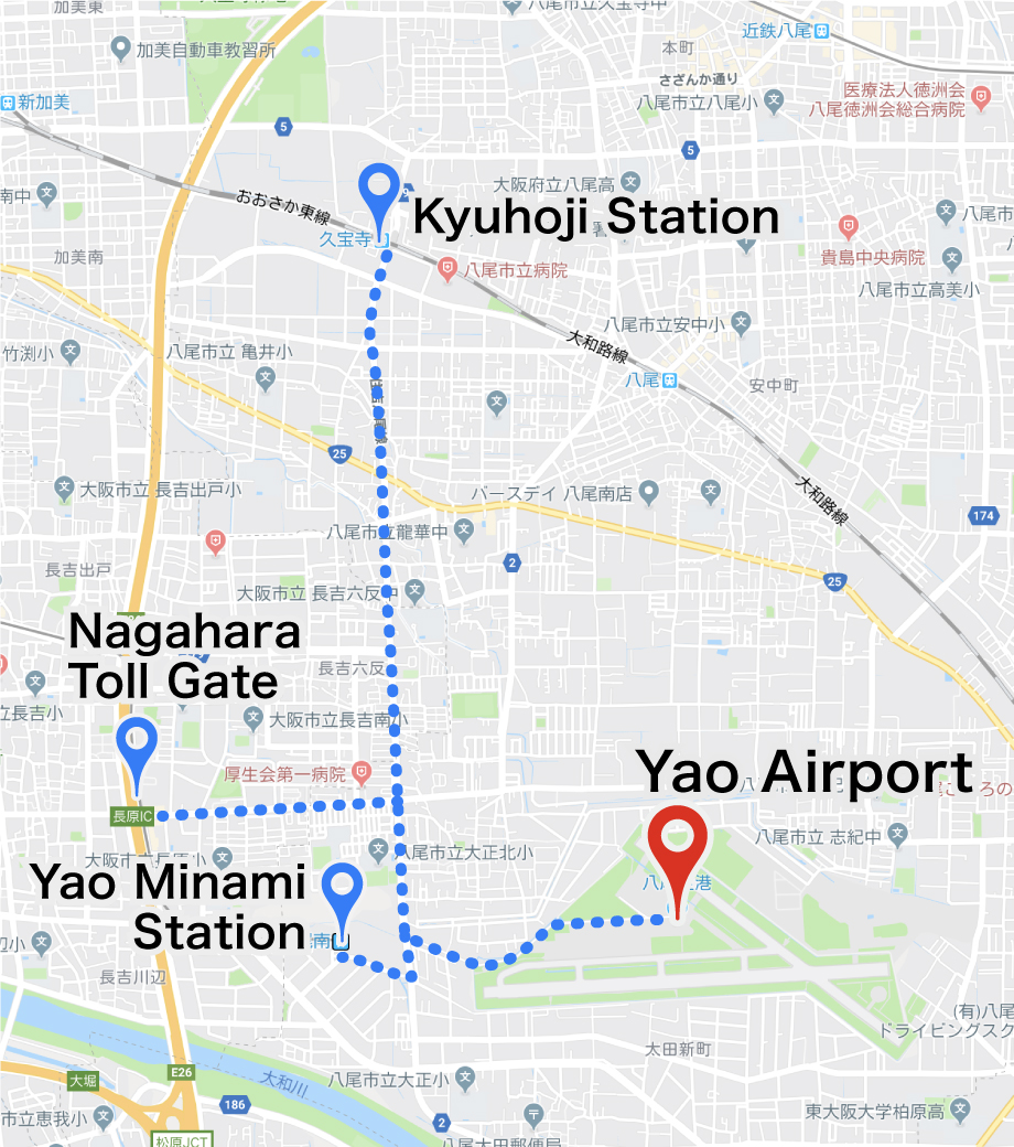 yao_airport access map