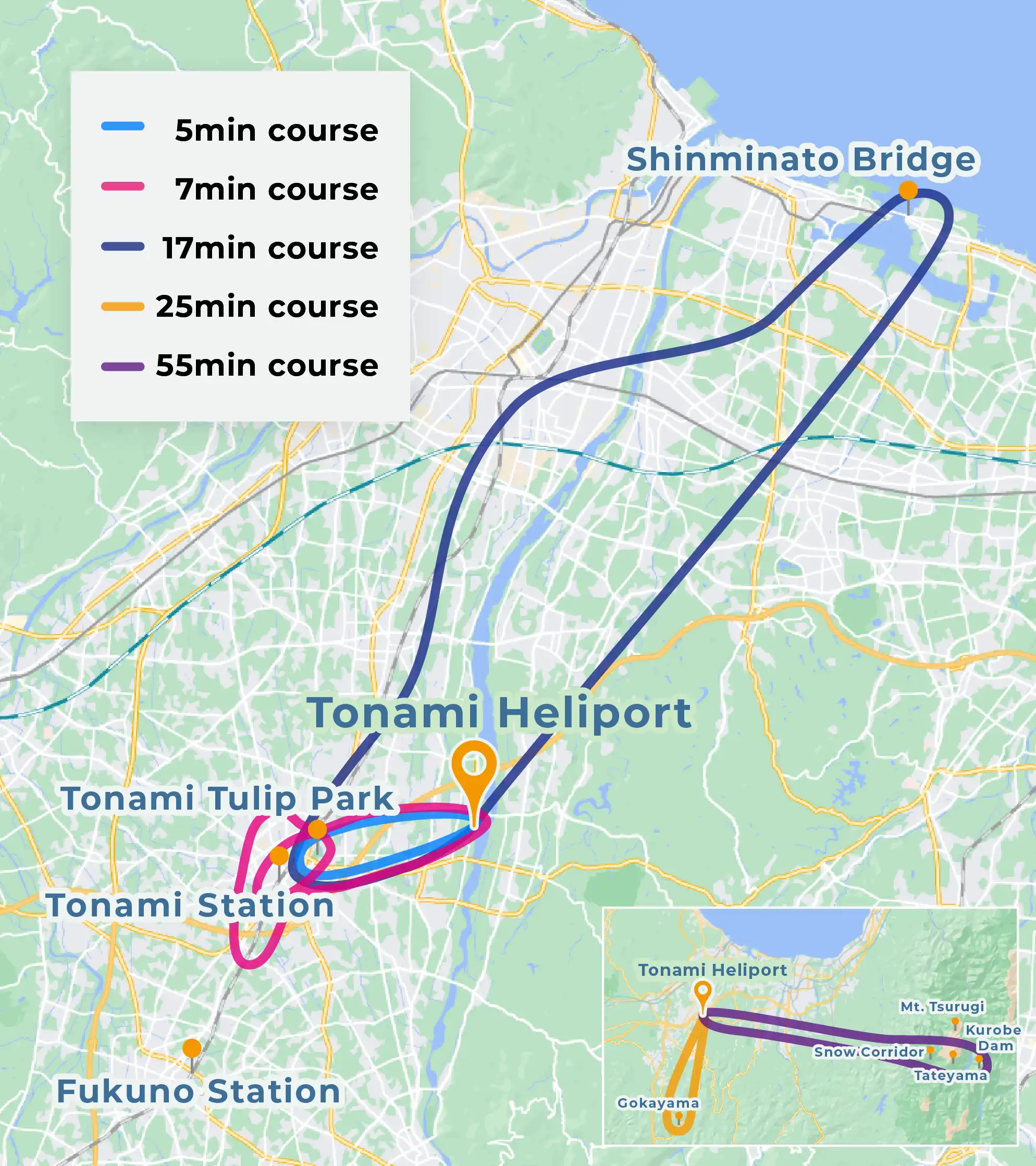 Tonami Flight Courses