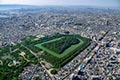 セスナで上空から見た仁徳天皇陵古墳